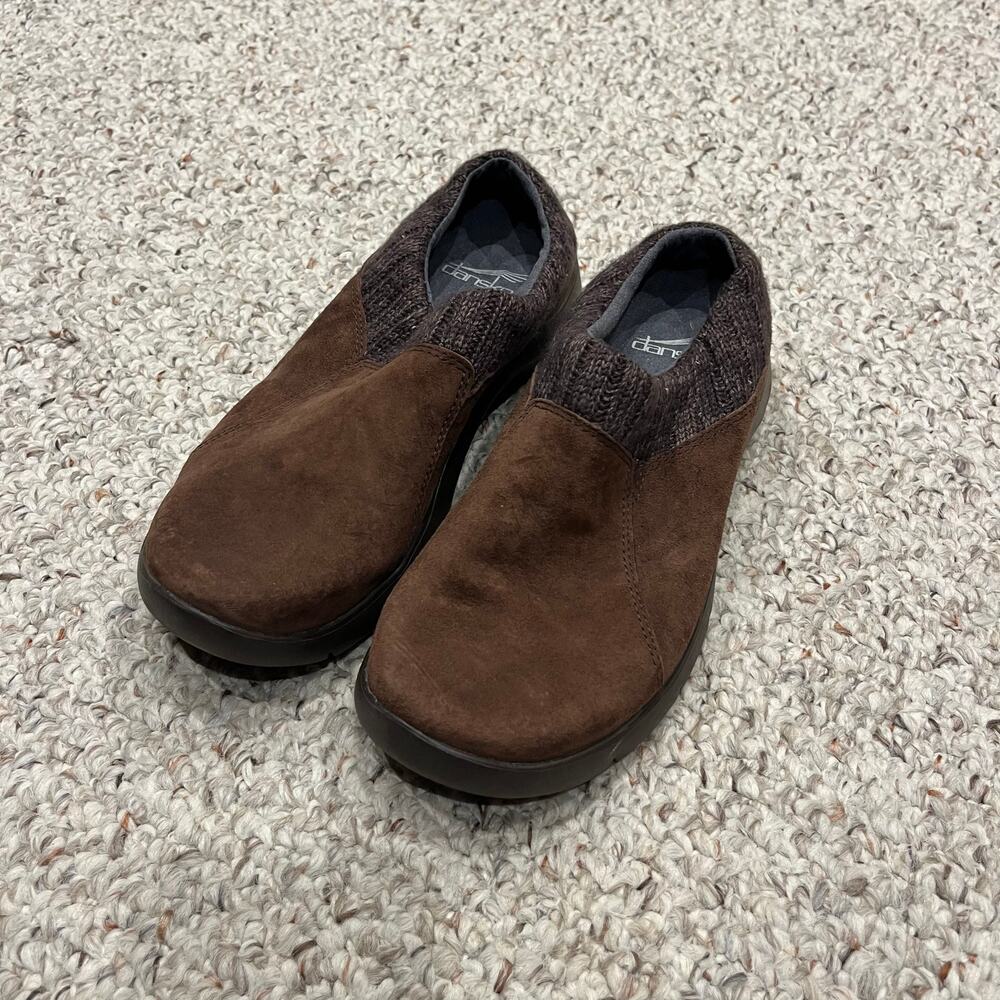 Dansko Womens Emily Mule Sz EU 36 US 6-6.5 Brown Clogs LEather Casual